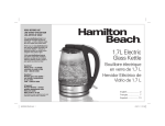 Hamilton Beach 40865 electrical kettle