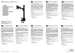 Level Mount DCDSK30LP flat panel desk mount