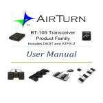 AirTurn BT105-ATFS2x2-PB