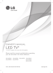 LG 60LA7400 60" Full HD 3D compatibility Smart TV Wi-Fi Black LED TV