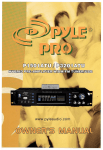 Pyle P3201ATU audio amplifier
