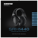 Shure SRH1440 headphone