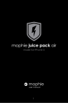 Mophie juice pack air