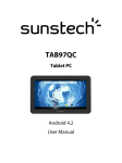 Sunstech TAB97QC 8GB Black