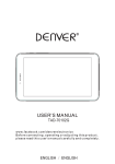 Denver TAD-70102G 8GB 3G Black tablet
