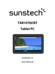 Sunstech TAB107QCBT 8GB Black