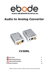 ebode CV30RL audio converter