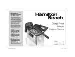 Hamilton Beach 35033 deep fryer