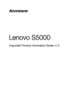Lenovo IdeaTab S5000-F 16GB 3G Silver