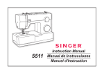 SINGER HD 5511 sewing machine