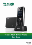 Yealink W52P LCD Wireless handset Black
