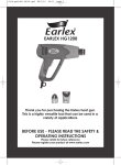 Earlex HG1200 power heat gun