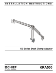 Chief KRA500S mounting kit