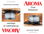 Aroma AFD-615 fruit dryer