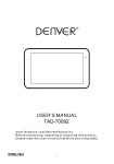 Denver TAD-70092 8GB White tablet