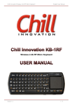 Chill Innovation KB-1RF UK