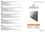 Newstar NM-W460WHITE flat panel wall mount