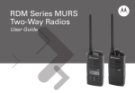 Zebra RDU2020 two-way radio