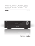 Harman/Kardon AVR 171 AV receiver