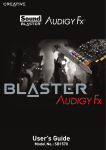 Creative Labs Sound Blaster Audigy FX