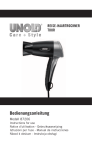 Unold 87206 hair dryer