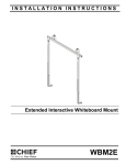 Chief WBM2E mounting kit