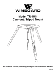 Winegard TR-1518 tripod