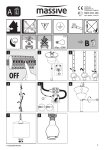 Massive Suspension light 40435/86/10