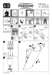 Massive Wall light 33185/86/10