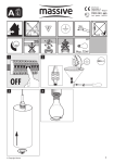 Massive Suspension light 36950/86/10