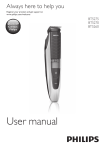 Philips waterproof beard trimmer BT5260/33