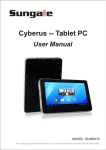 Sungale ID436WTA 4GB Black tablet