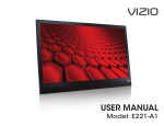 VIZIO E221-A1 22" Full HD Black LED TV
