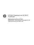 HP ENVY TouchSmart m6-k015dx Sleekbook