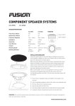 FUSION Electronics CS-CM50 car speaker