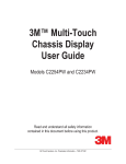 3M Multi-touch Display C2254PW (22")