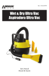 WAGAN 750 portable vacuum cleaner