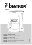 Bestron ARH800 coffee maker