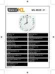 basicXL BXL-WC20 wall clock