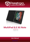 Prestigio MultiPad Note 8.0 16GB 3G Black