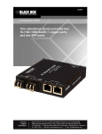 Black Box LGC340A network media converter