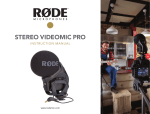 Rode Stereo VideoMic Pro