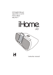 iHome IA5 docking speaker