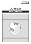 Citizen CL-S6621 label printer