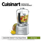 Cuisinart CH-4 food processor