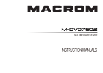 MACROM M-DVD7602 car media receiver