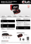 CLUB3D Radeon HD 7770 GHz Edition AMD Radeon HD7770 1GB