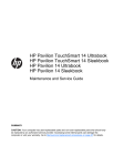 HP Pavilion TouchSmart 14-b157tu