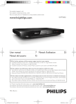 Philips 2000 series DVD player DVP3602