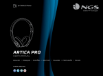 NGS White Artica Pro bluetooth